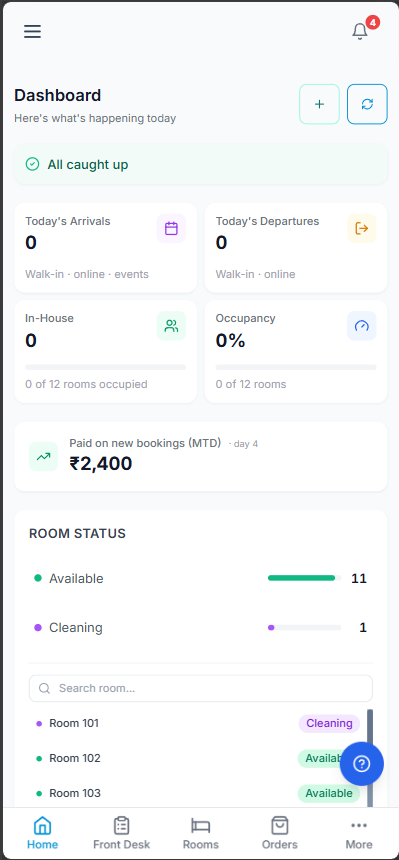 Dashboard — BitLegacy mobile